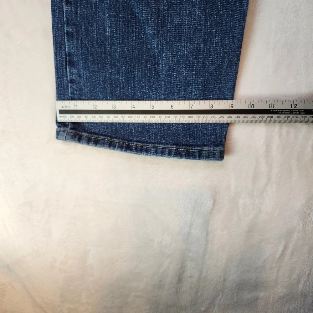 Lee‎ Straight Leg Jeans Mens 42x30 Blue Excellent Stretch Denim 2008900